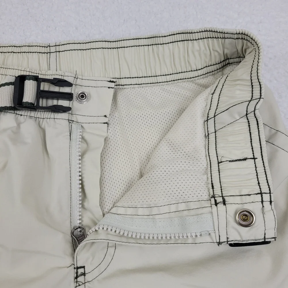 Old Navy All‎ Weather Cargo Shorts Boys 14 Beige Cotton Blend Outdoor Casual